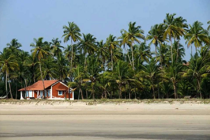 Traditional houseboat in Kerala
