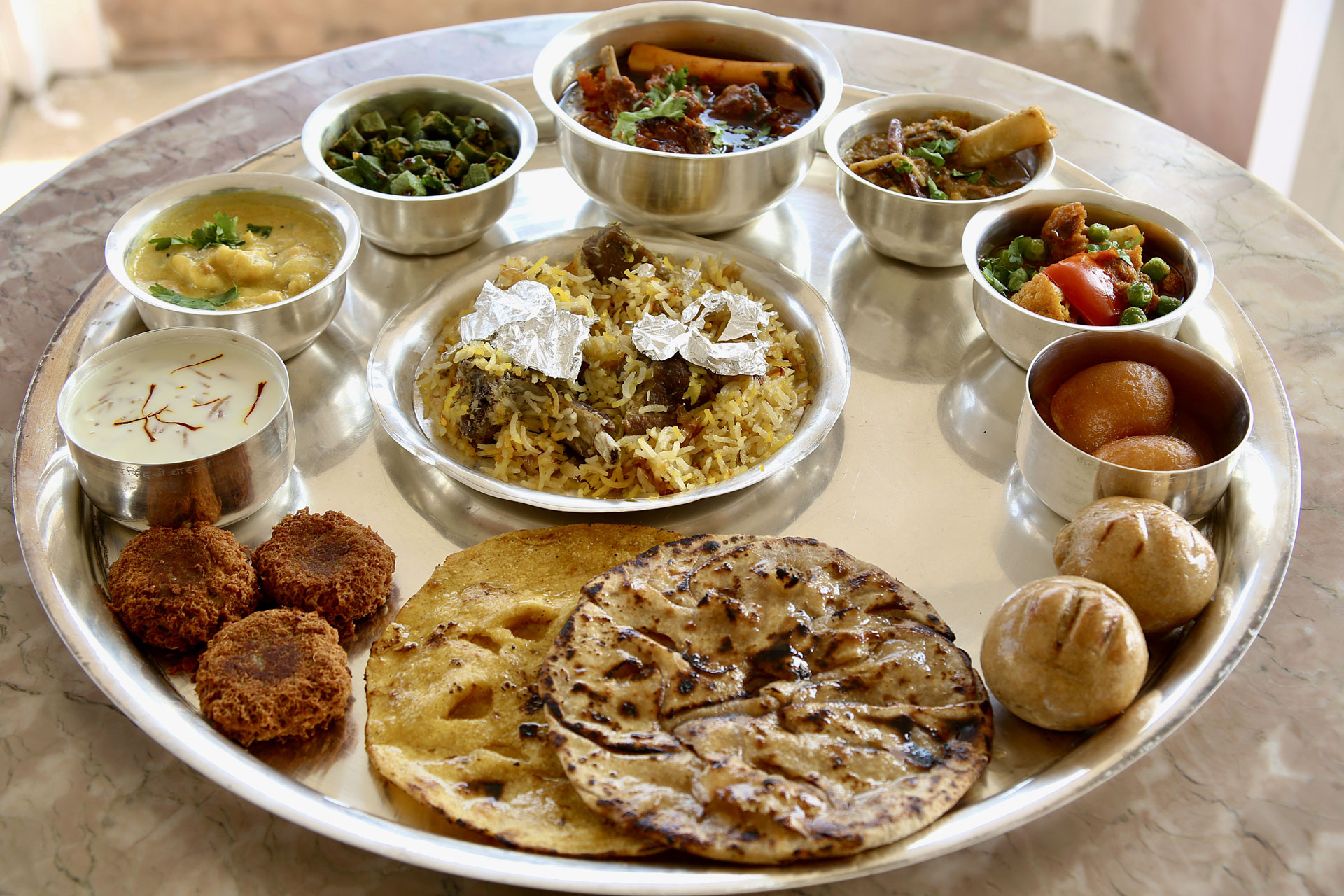 Gourmet Indian Thali